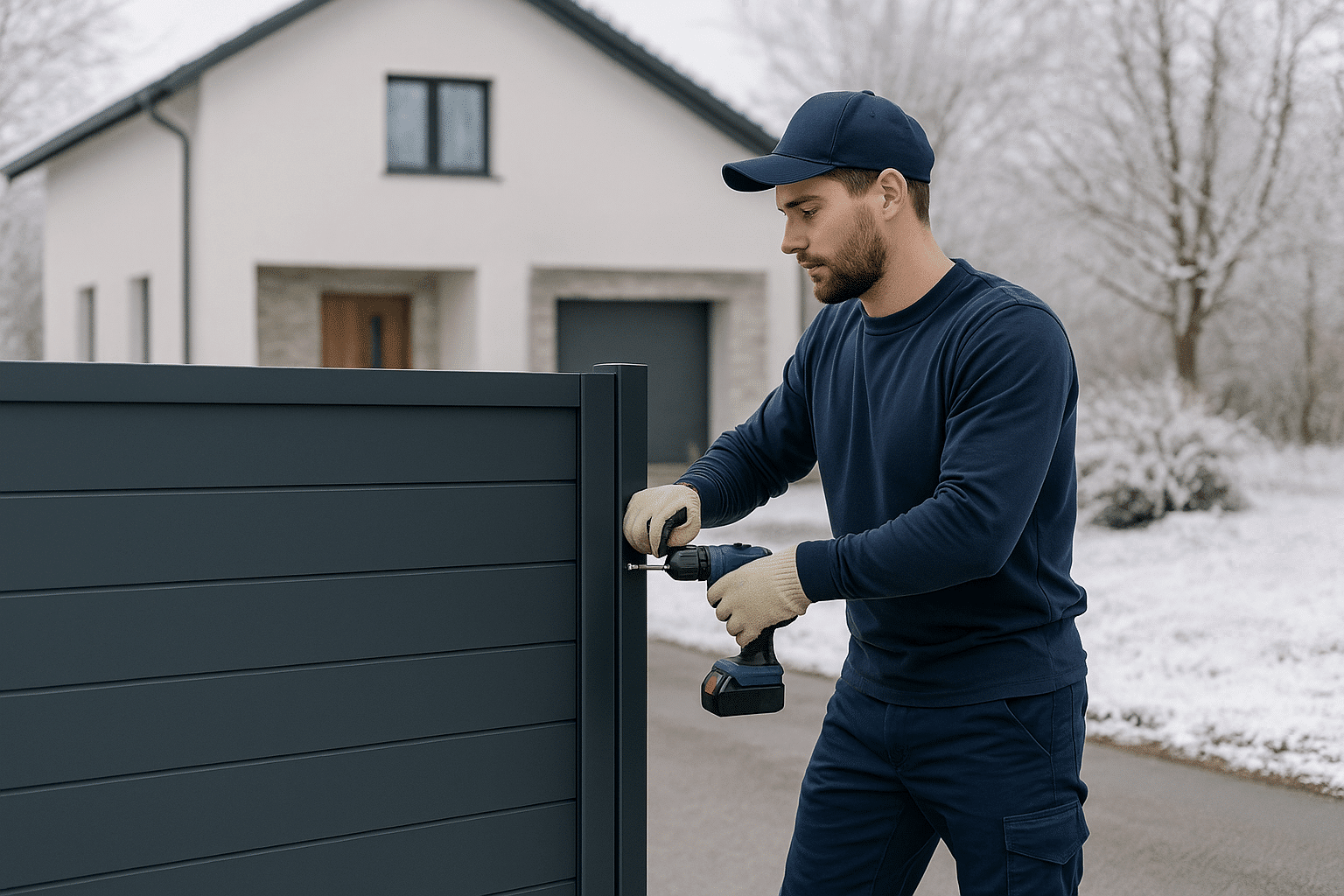 Portail, différents modèles à Grenoble - Alpes Menuiseries