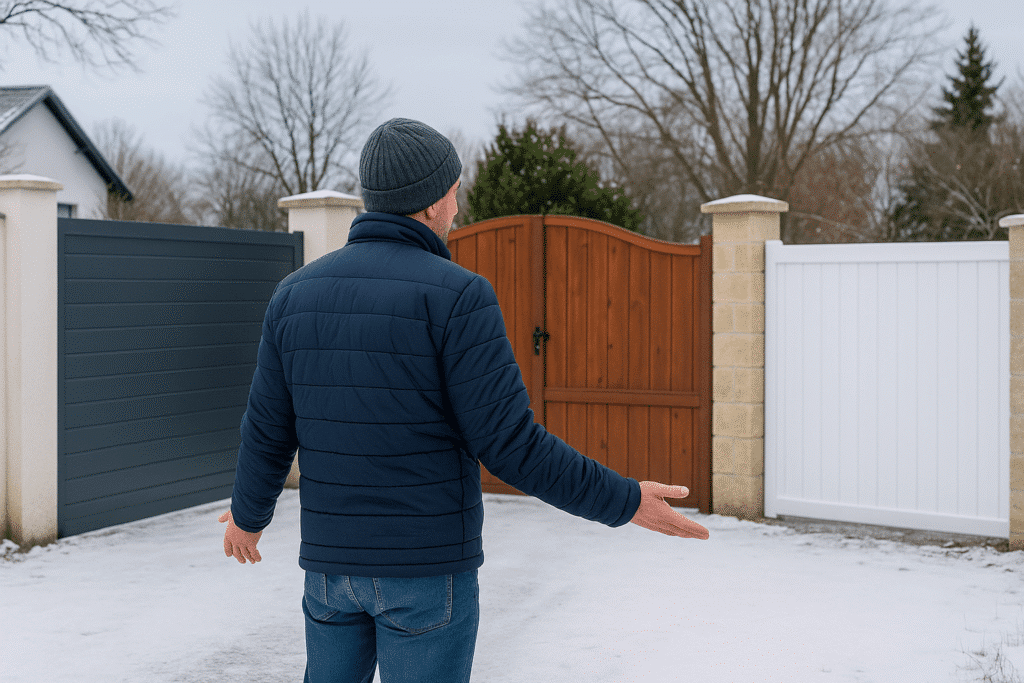 Portails : Les différents types de portails et leur entretien en hiver