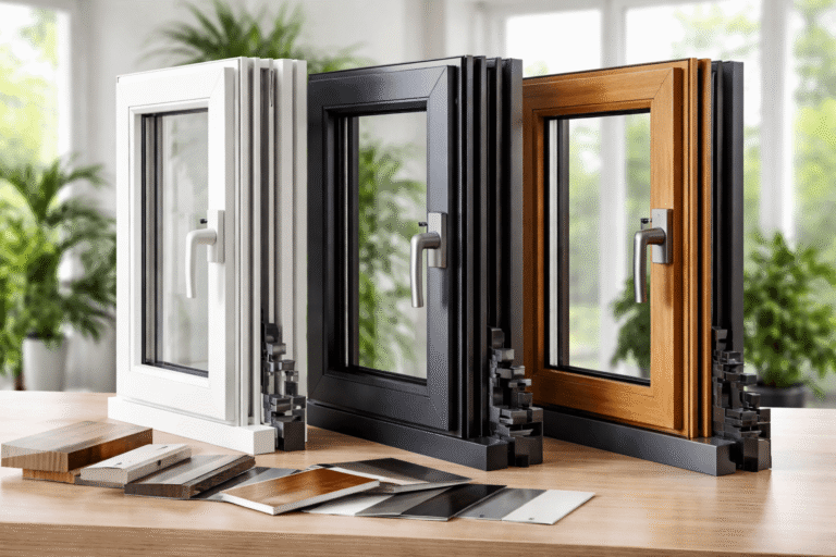 Comparaison de fenêtres PVC, aluminium et mixtes pour un projet de rénovation